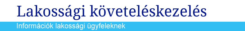 Lakossági követeléskezelés